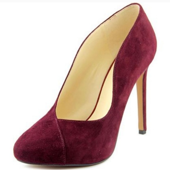 Nine West Shoes - 📸Nine West Nadya Burgundy Wine Suede Pump Size 7